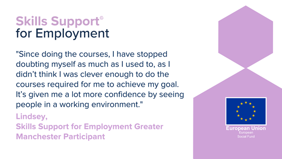 Lindsey’s story: From stay at home parent to teaching assistant with Skills Support for Employment
