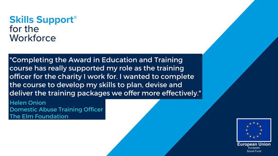 Skills Support for the Workforce in Sheffield City Region: Helen's Story